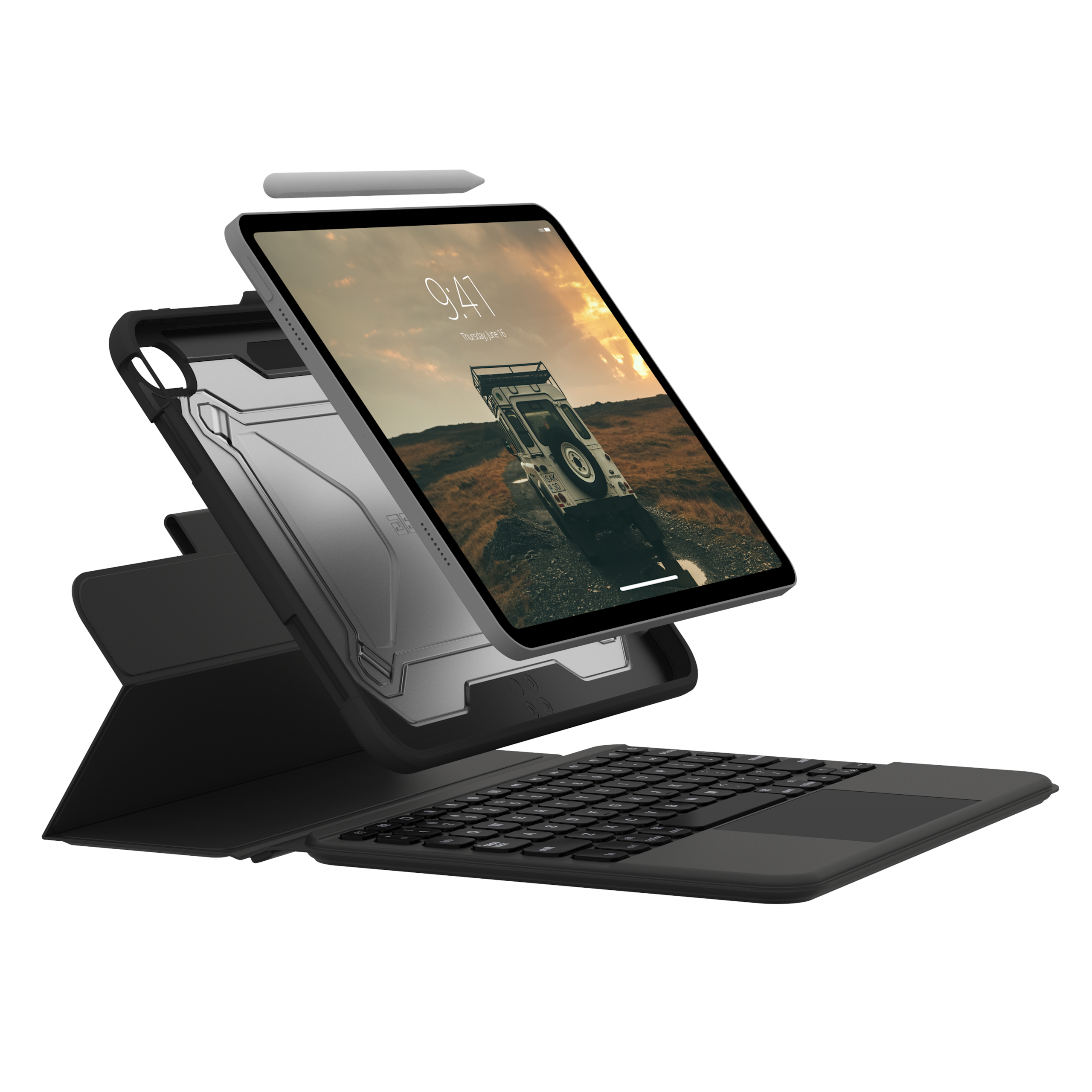 uag-metropolis-se-ipad-11-2025-tastaturh-lle-trackpad-beleuchtet image 4
