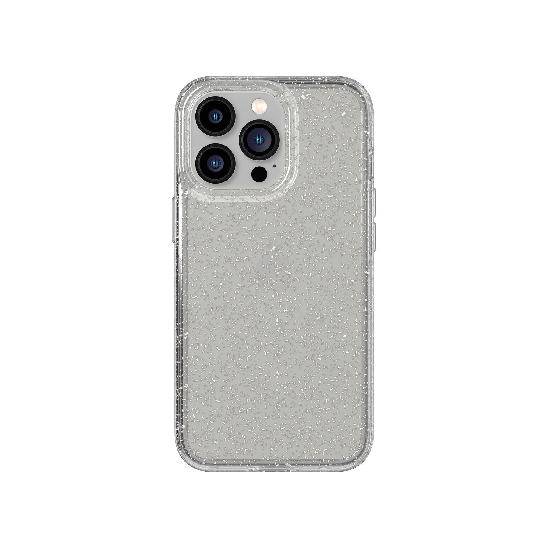 tech21-evosparkle-iphone-13-pro-handyh-lle-silber-glitzer-12ft image 1