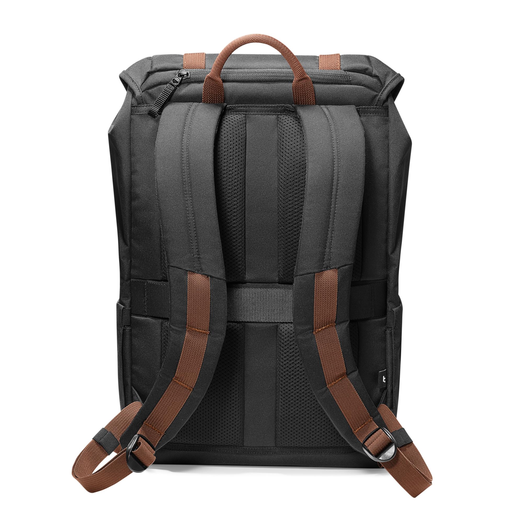 tomtoc-vintpack-ta1-laptop-rucksack-22l-schwarz-vintage image 5