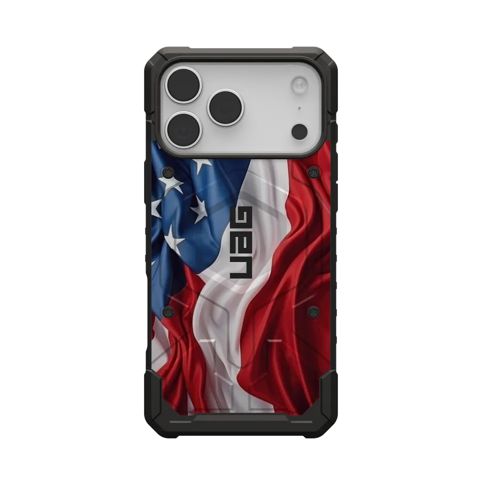 uag-pathfinder-iphone-17-pro-max-h-lle-usa-flag-magsafe image 1