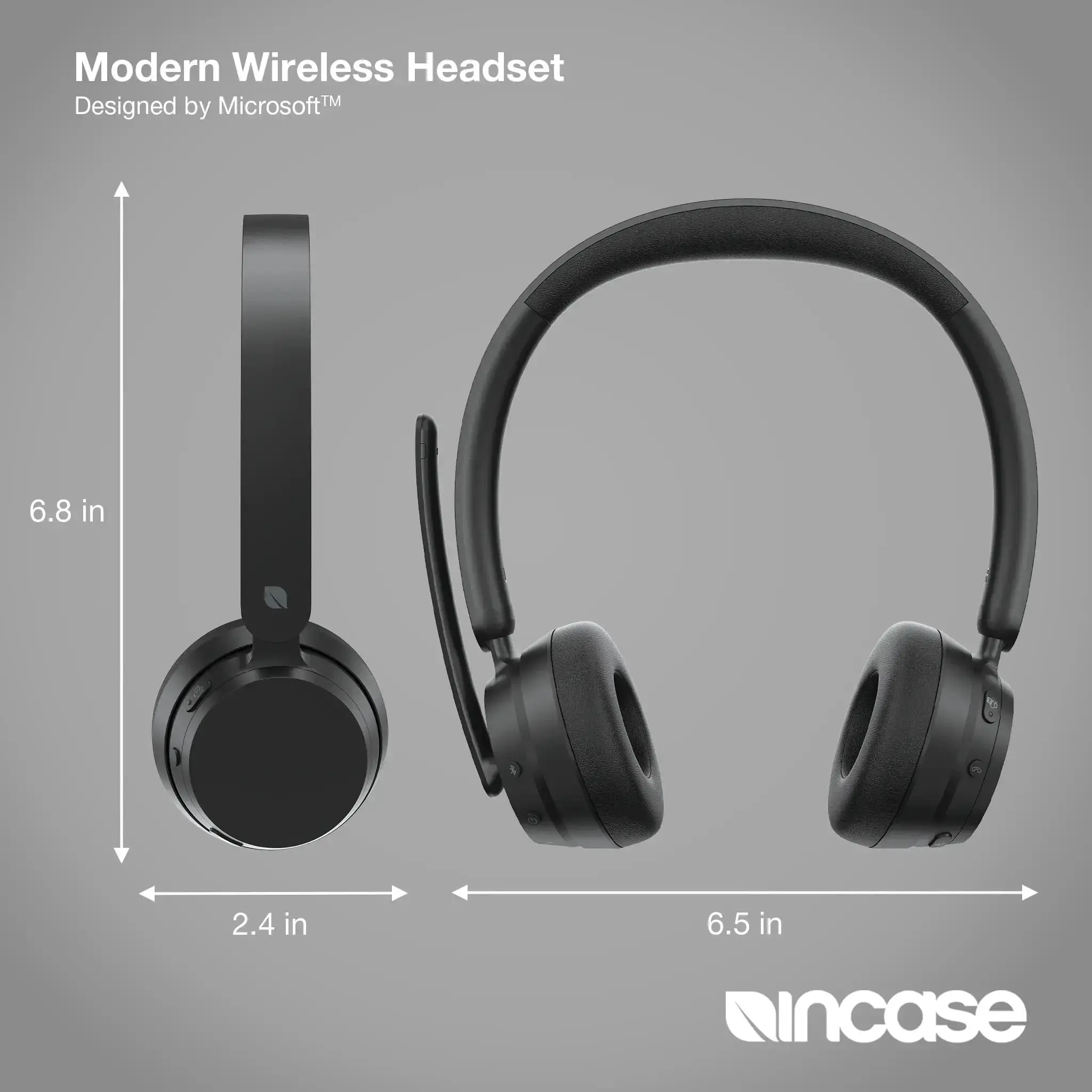 incase-modern-wireless-headset-teams-schwarz-translucent image 4