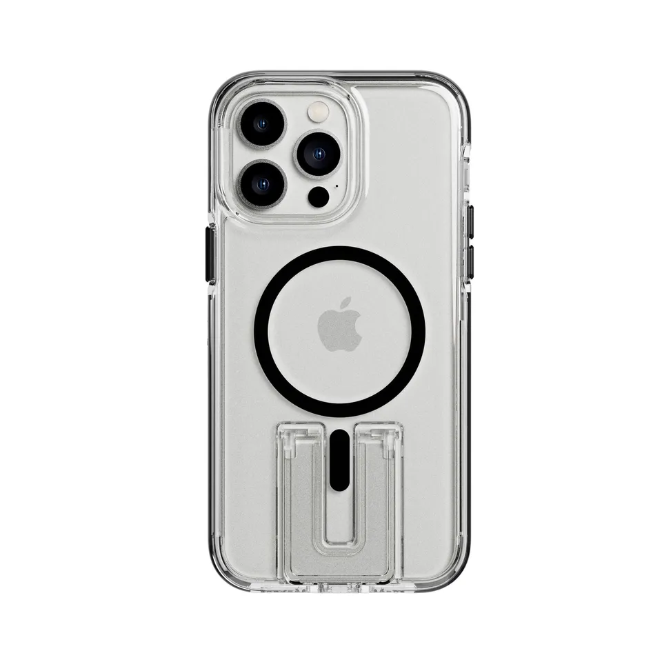 tech21-evocrystal-kick-iphone-14-pro-max-h-lle-clear-black image 1
