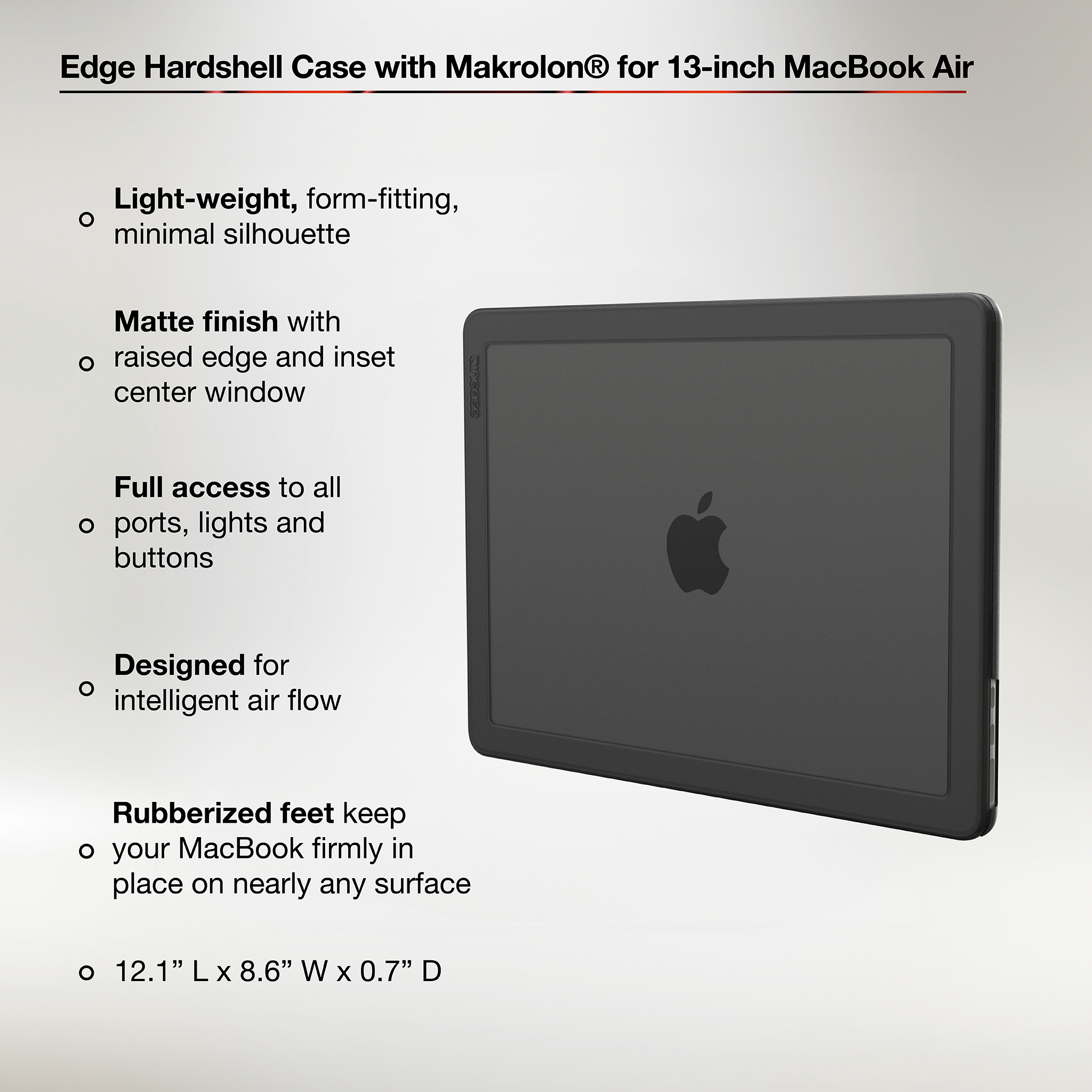 incase-edge-hardshell-macbook-air-13-zoll-h-lle-schwarz image 3