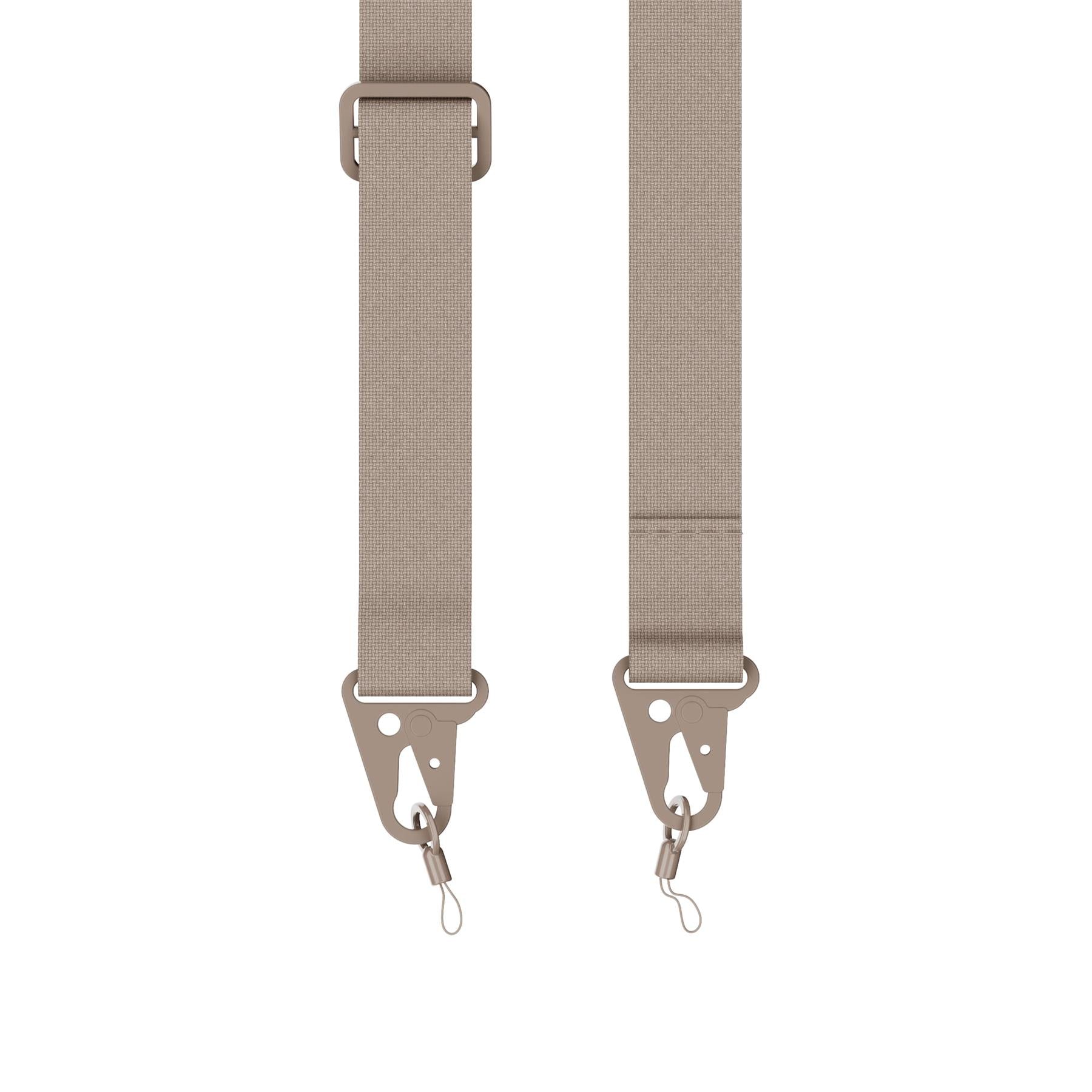 tech21-cross-body-straps-handyband-taupe-mit-karabiner image 2