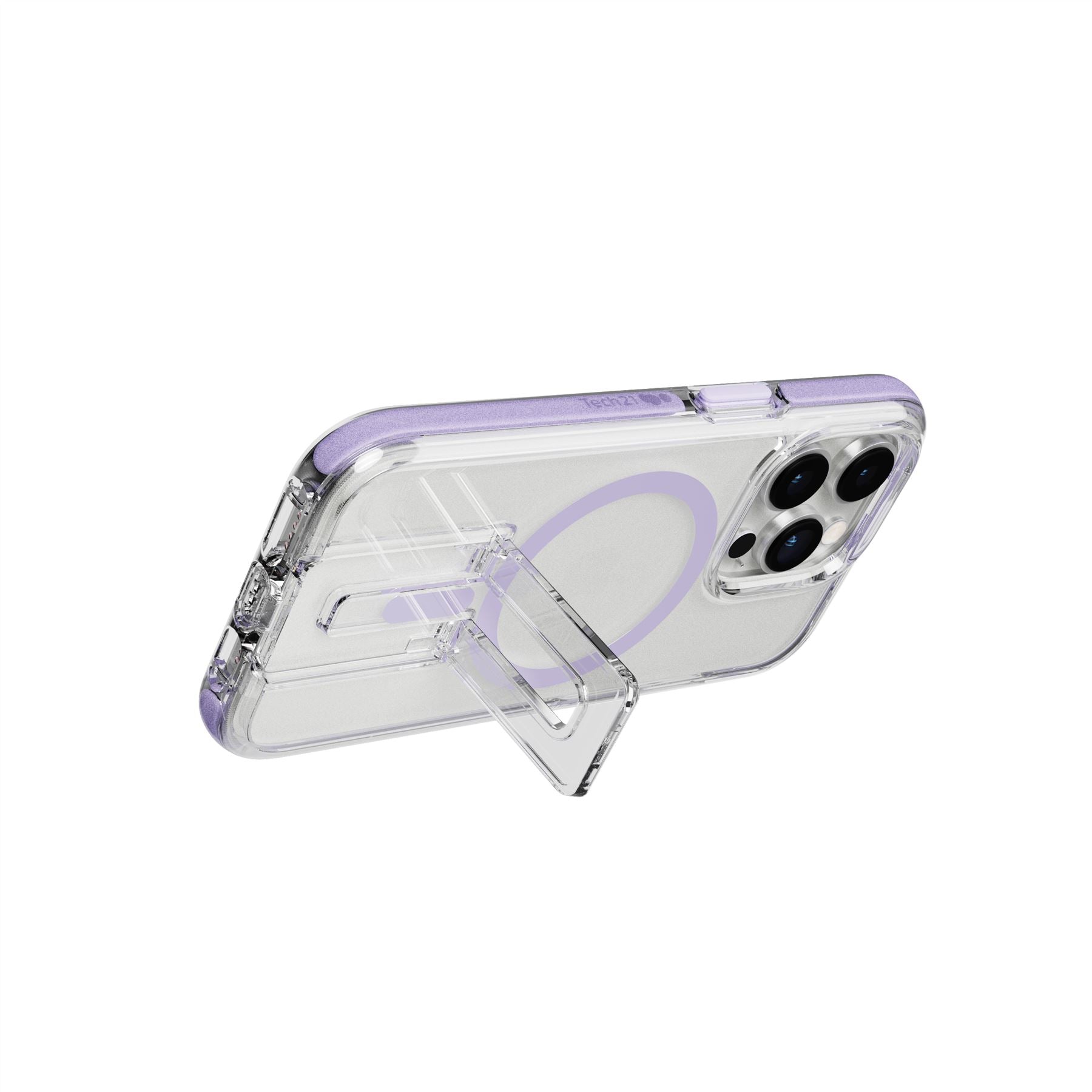 tech21-evocrystal-kick-iphone-14-pro-h-lle-lilac-magsafe image 3