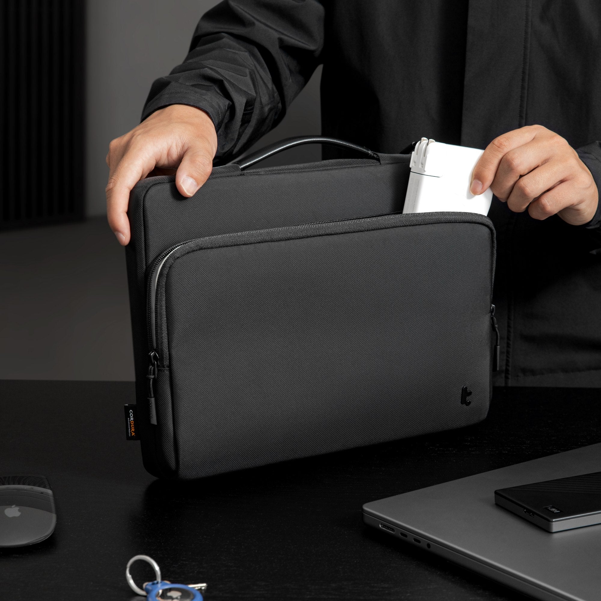 tomtoc-defender-a14-laptoptasche-13-zoll-macbook-air-cordura image 4