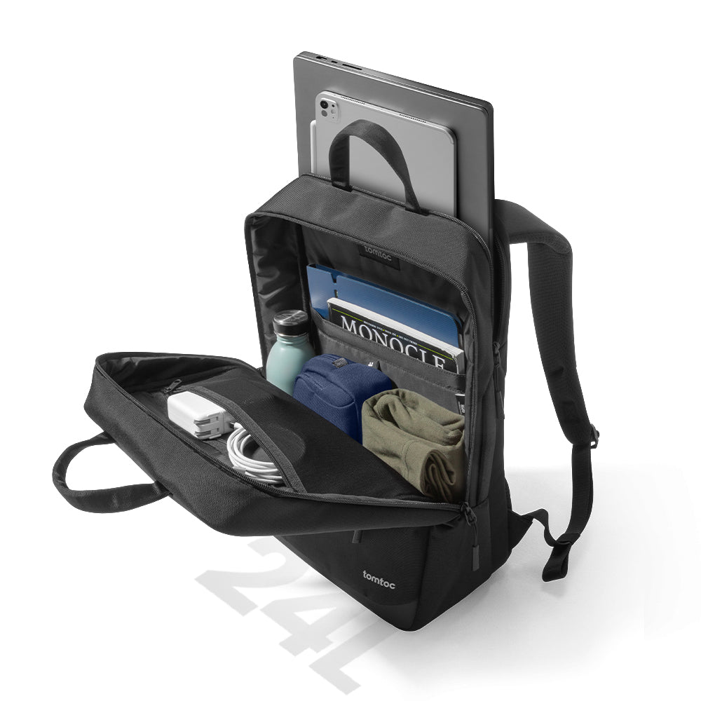 tomtoc-navigator-t71-laptop-rucksack-24l-17-3-zoll-schwarz image 6