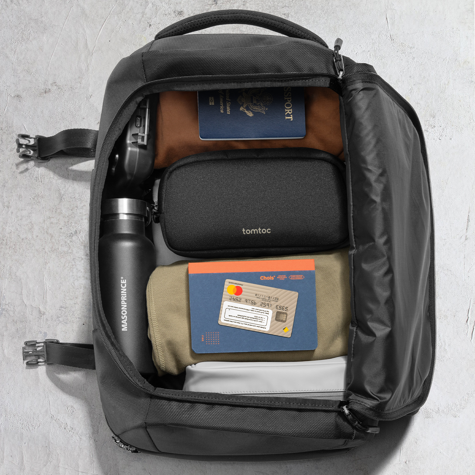tomtoc-navigator-t66-reise-rucksack-bundle-mit-light-t12-tasche-38-40l image 4