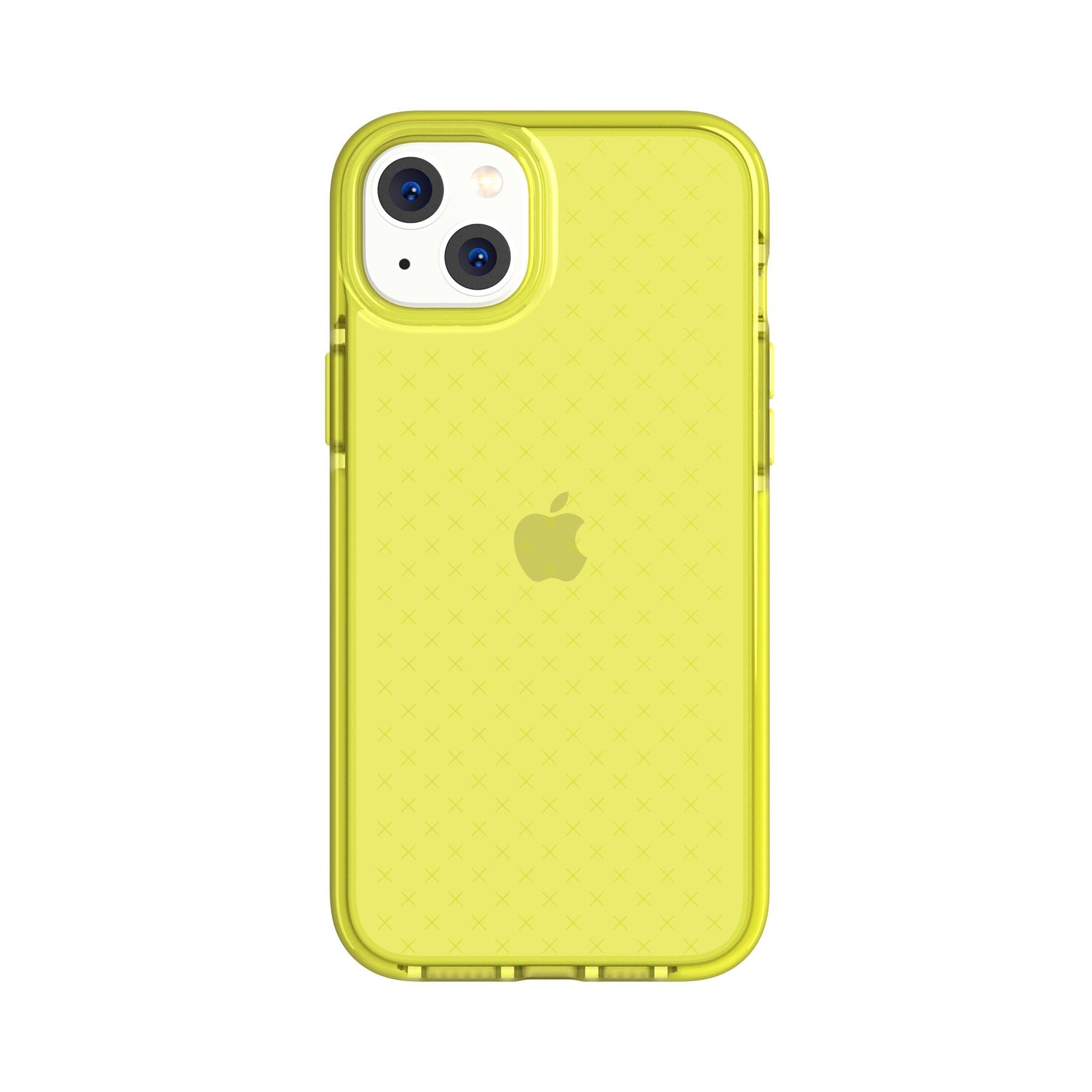 tech21-evocheck-iphone-14-plus-h-lle-acid-yellow-sto-fest image 1
