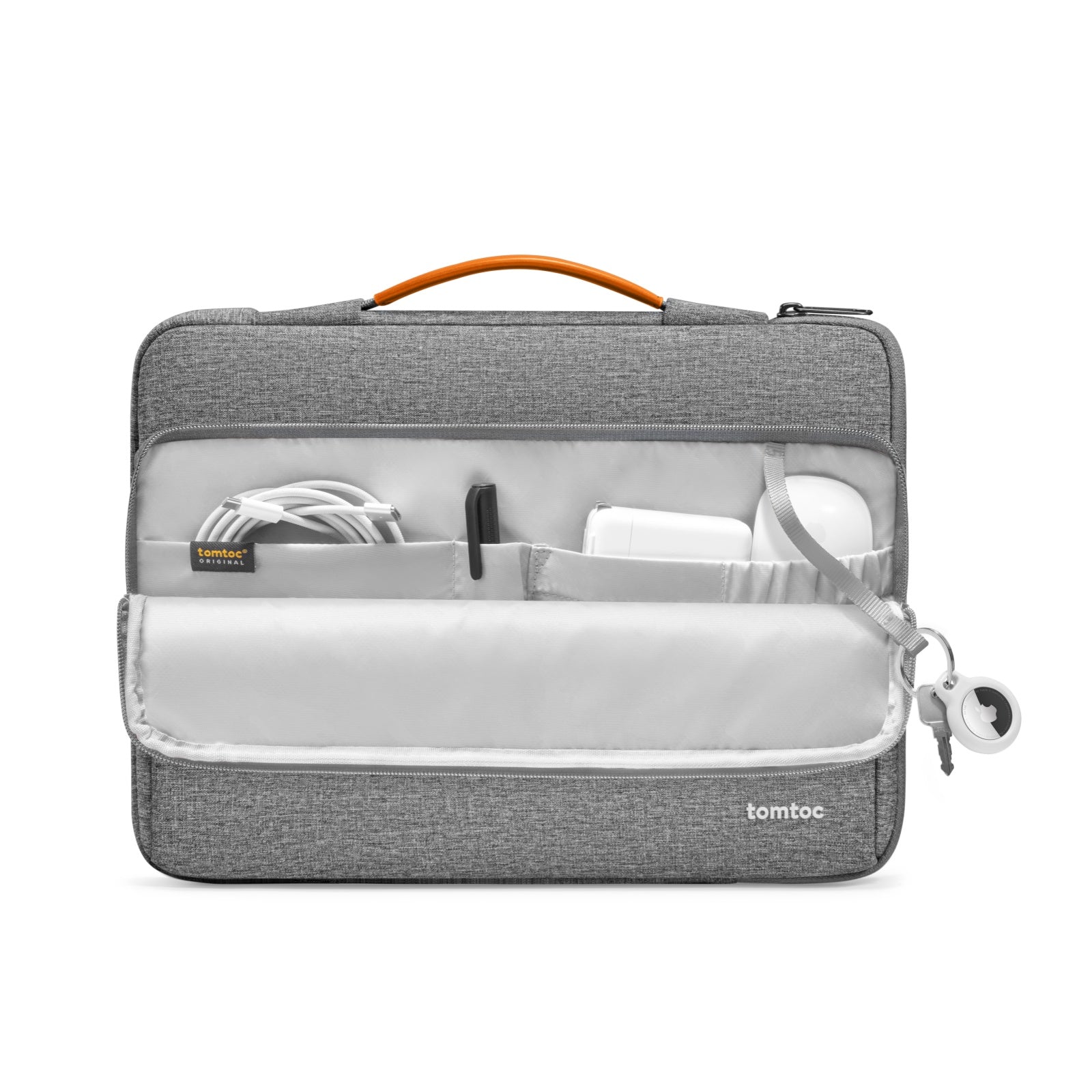 tomtoc-defender-a14-laptoptasche-13-zoll-dunkelgrau image 2
