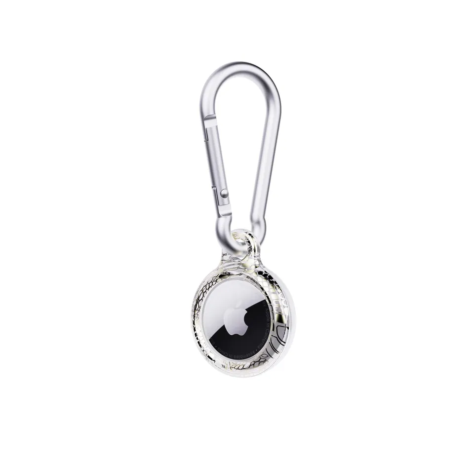 tech21-evoart-airtag-h-lle-lunar-snake-gold-karabiner image 1