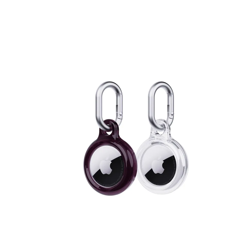 tech21-evopop-airtag-h-lle-2er-cherry-lacquer-clear image 1