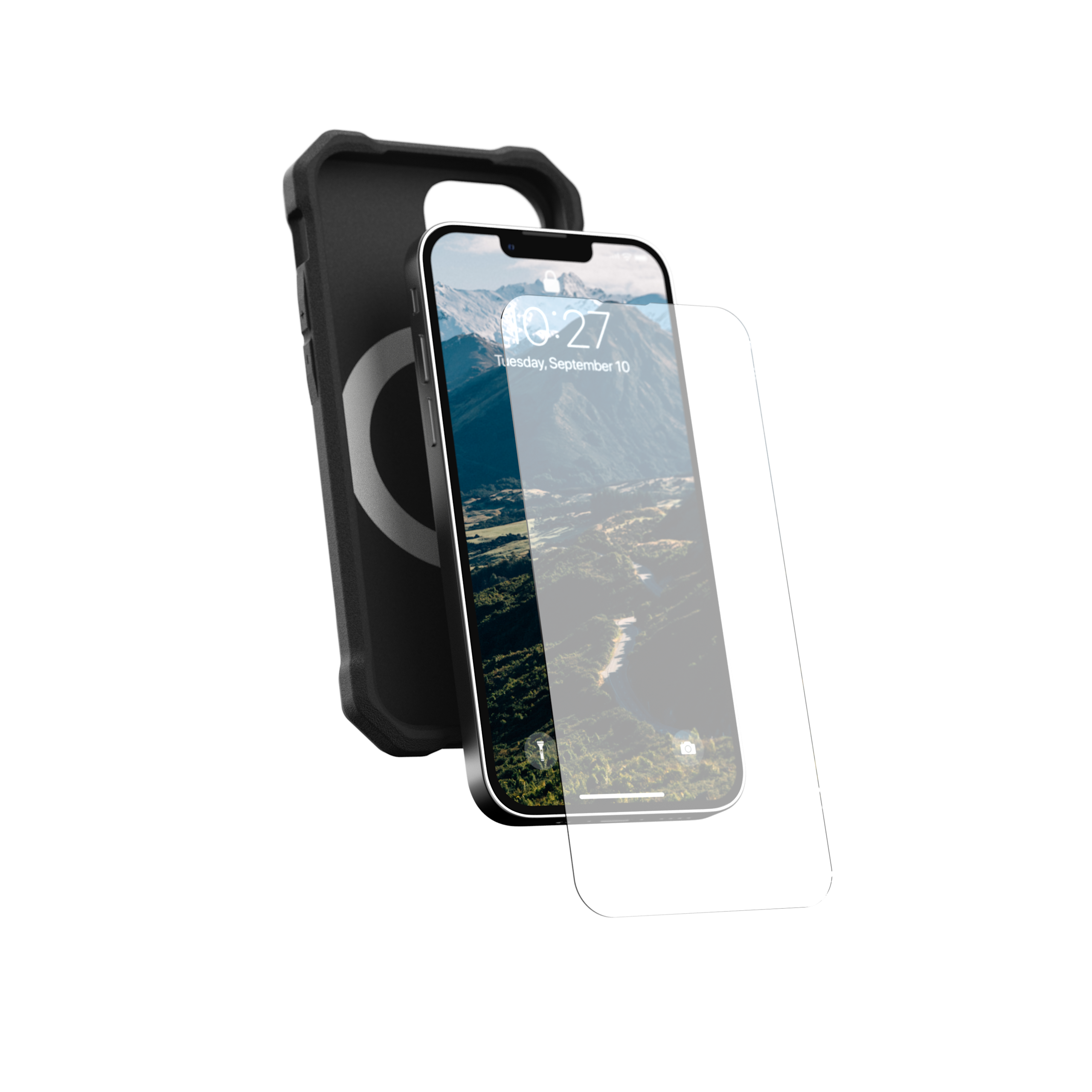uag-standard-issue-glass-shield-panzerglas-iphone-13-mini-9h-klar image 3