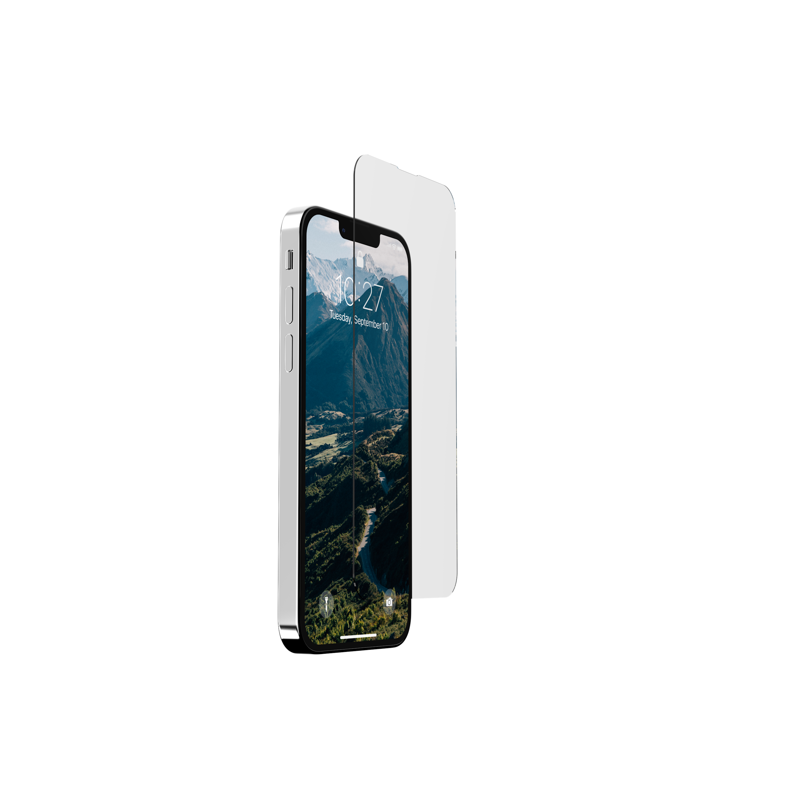 uag-standard-issue-glass-shield-panzerglas-iphone-13-mini-9h-klar image 1