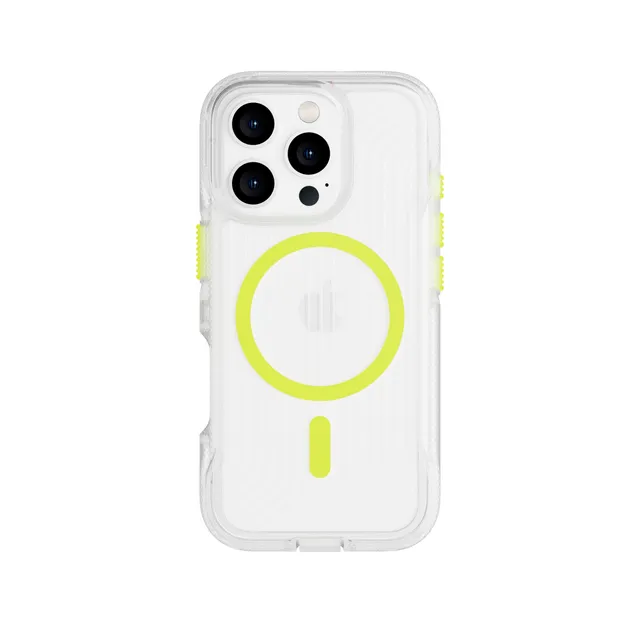 tech21-flexpro-iphone-16-pro-magsafe-h-lle-neon-green-glow image 1