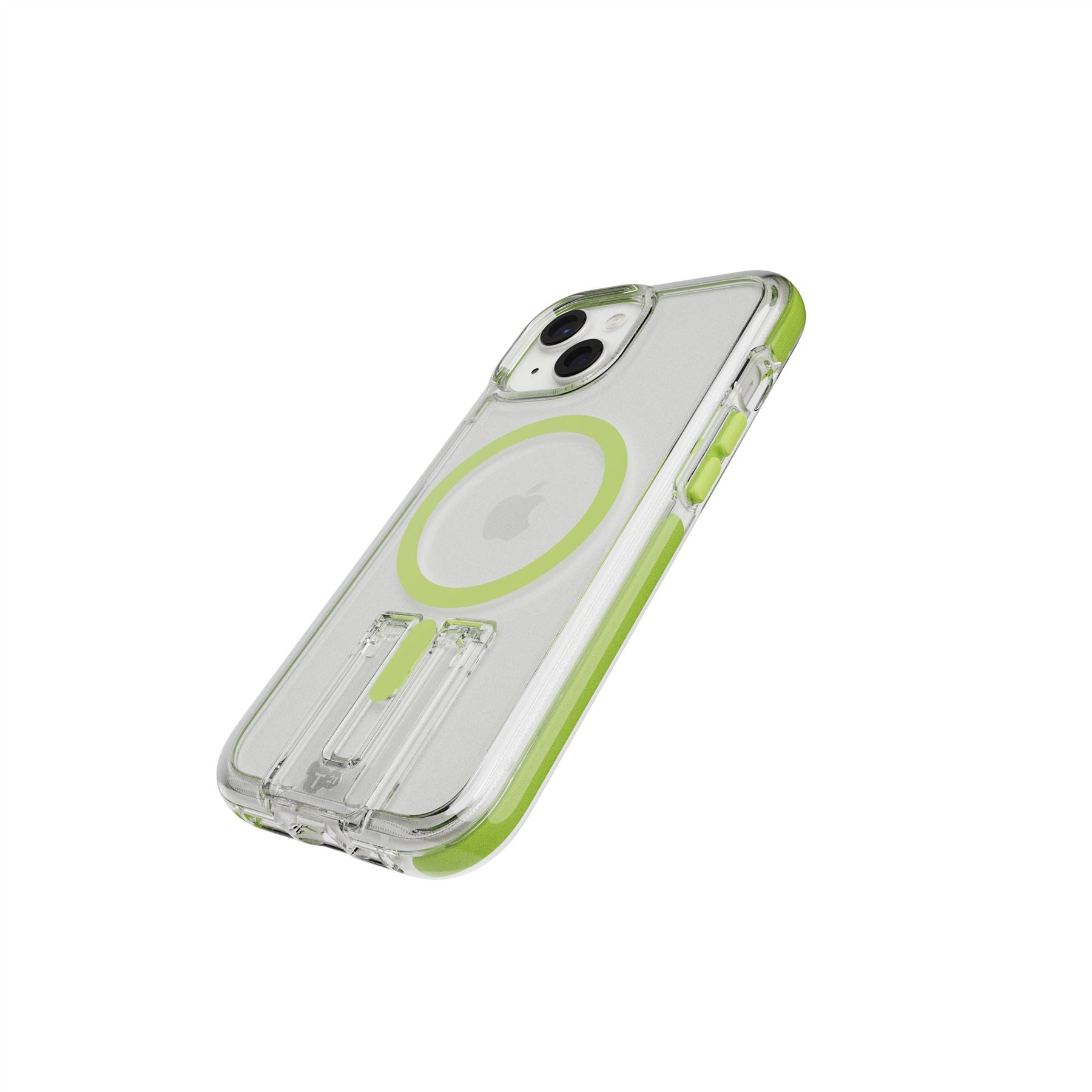 tech21-evocrystal-kick-magsafe-iphone-h-lle-lime-aufsteller image 3