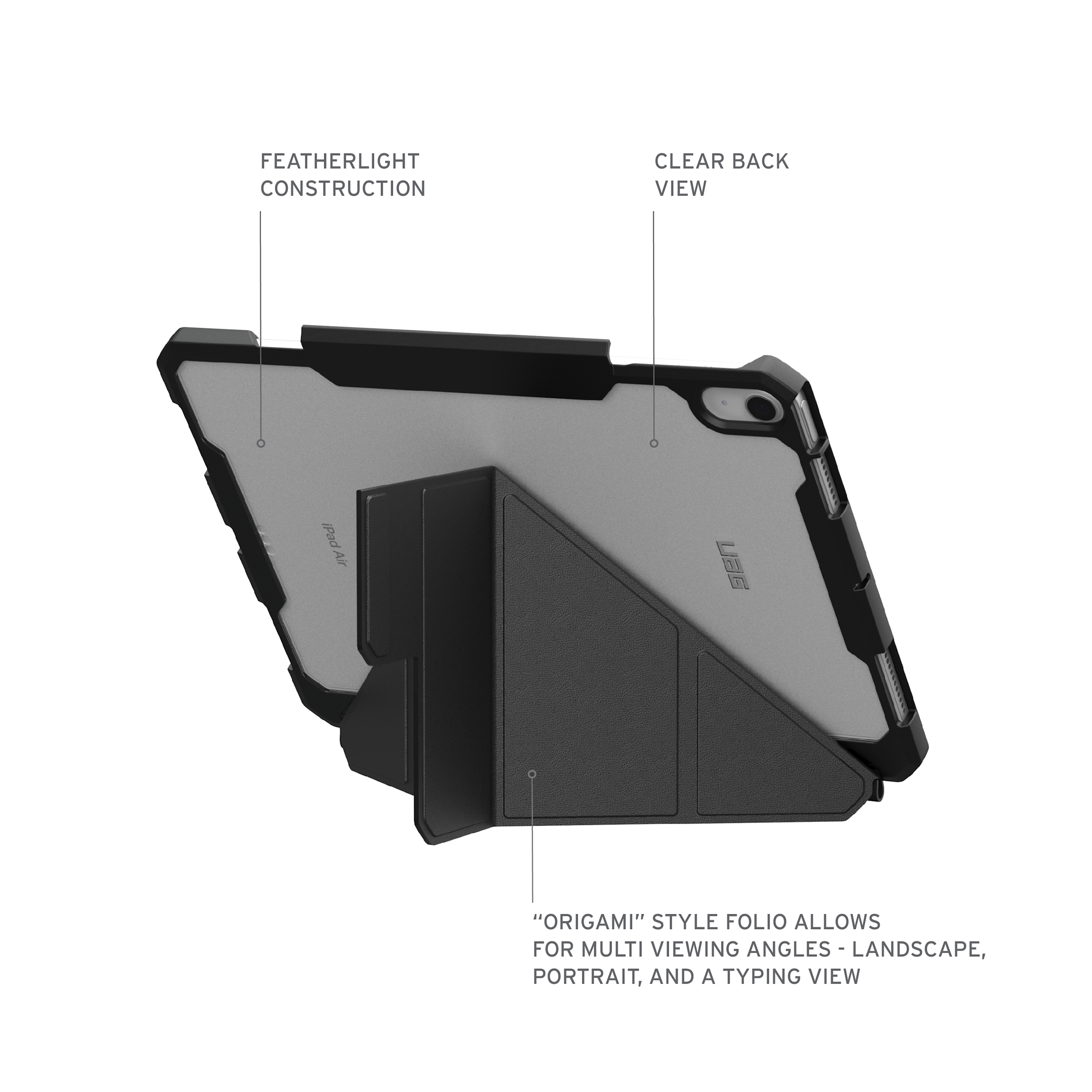 uag-essential-armor-ipad-air-11-h-lle-m2-folio-transparent image 6