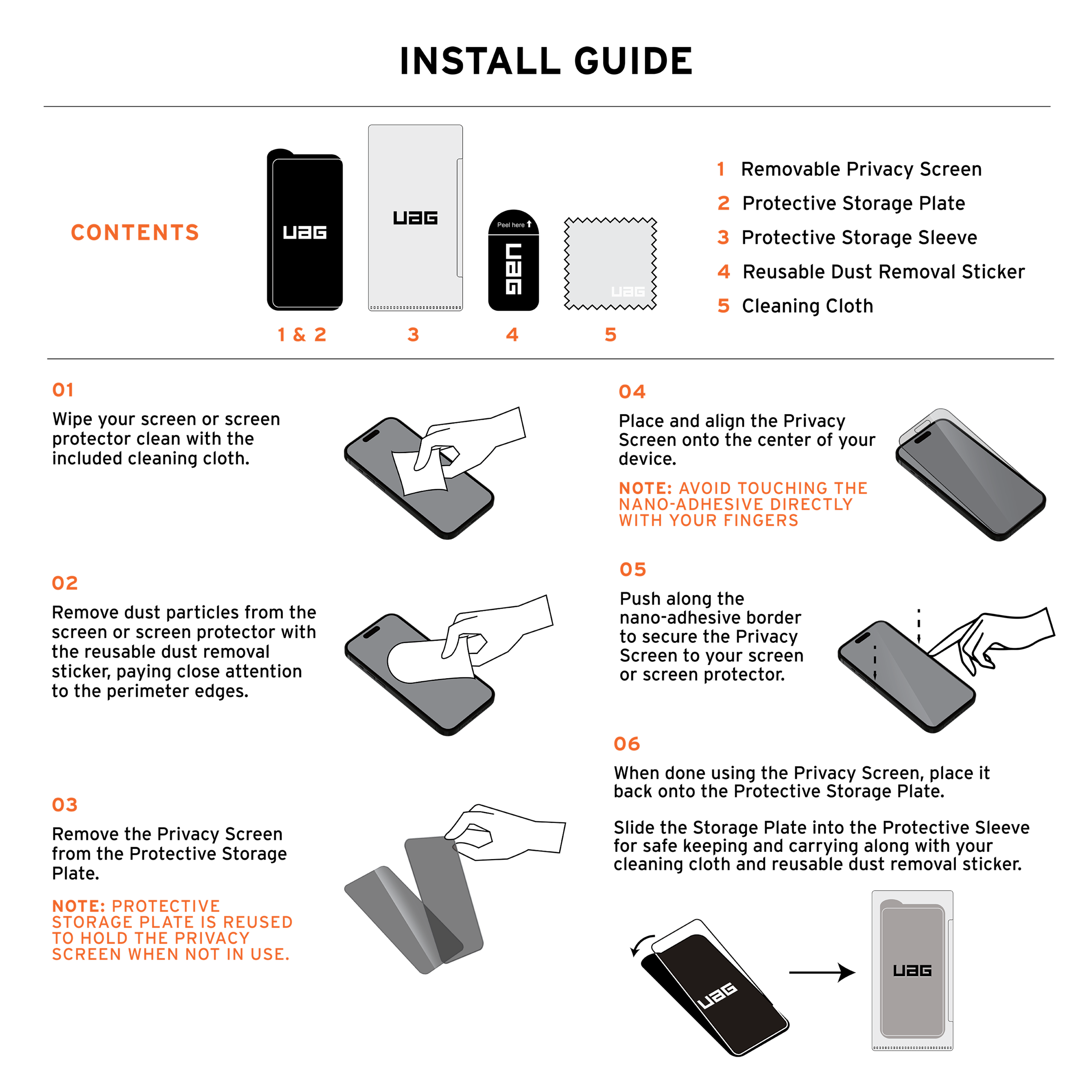 uag-standard-issue-iphone-15-blickschutz-abnehmbar image 5