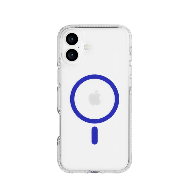 tech21-flexquartz-iphone-16-plus-h-lle-blau-klar-magsafe image 1