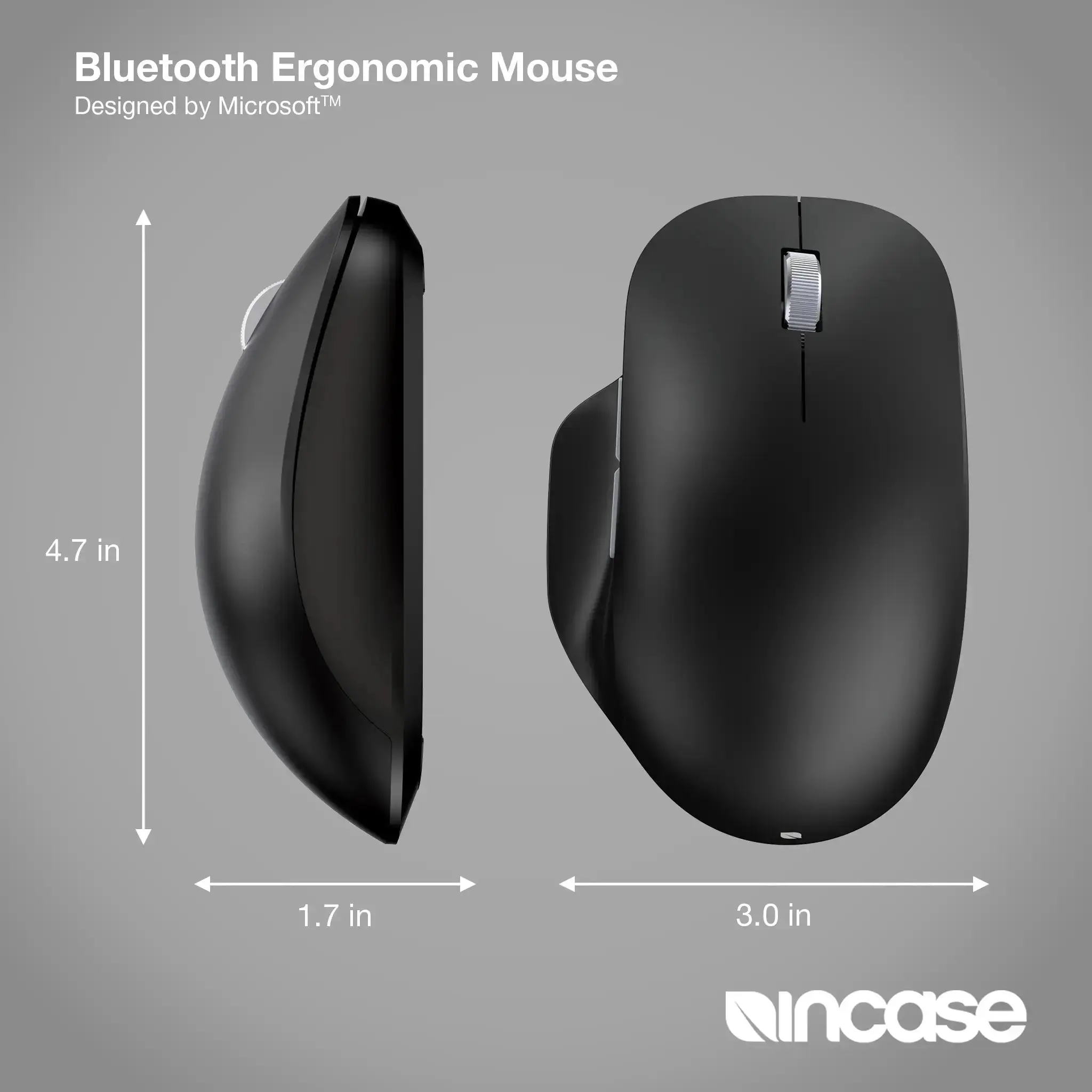 incase-designed-by-microsoft-bluetooth-ergonomic-mouse-schwarz image 3