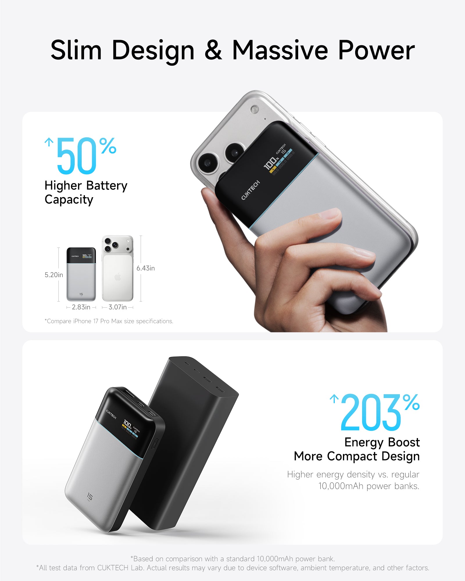 cuktech-number-series-15-air-powerbank-usb-c-flach image 4