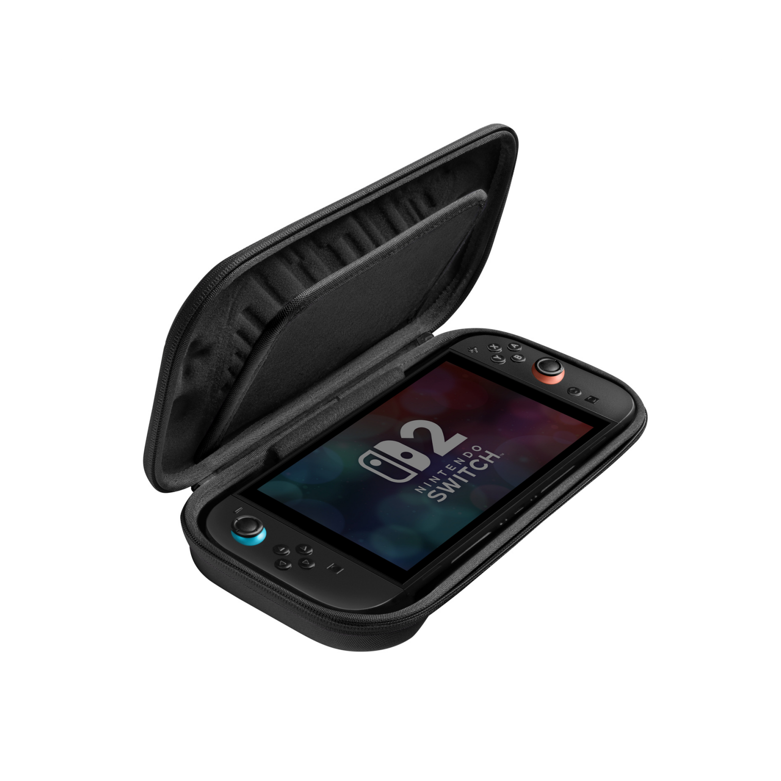 tomtoc-fancycase-g05-switch-2-slim-case-schwarz-12-spiele image 2