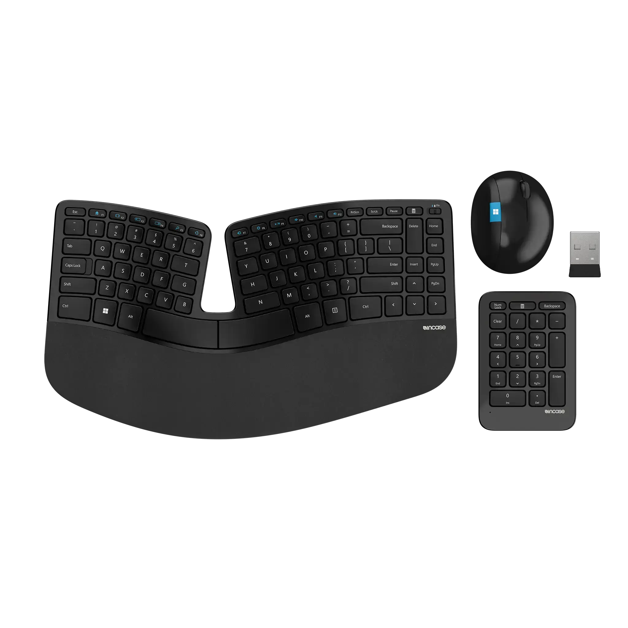 incase-sculpt-ergonomic-desktop-tastatur-maus-schwarz image 1