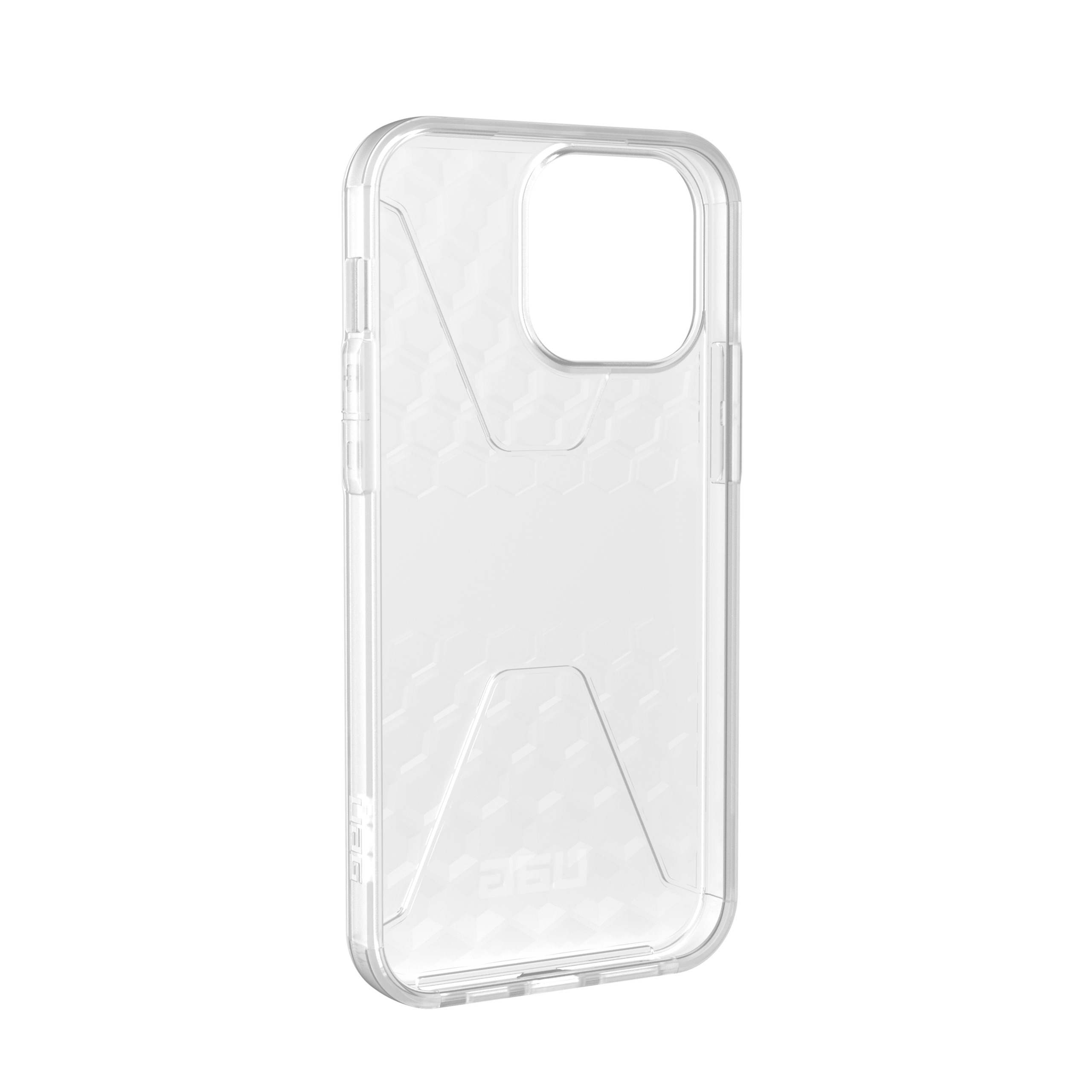uag-civilian-iphone-13-pro-max-h-lle-frosted-ice-transparent image 6