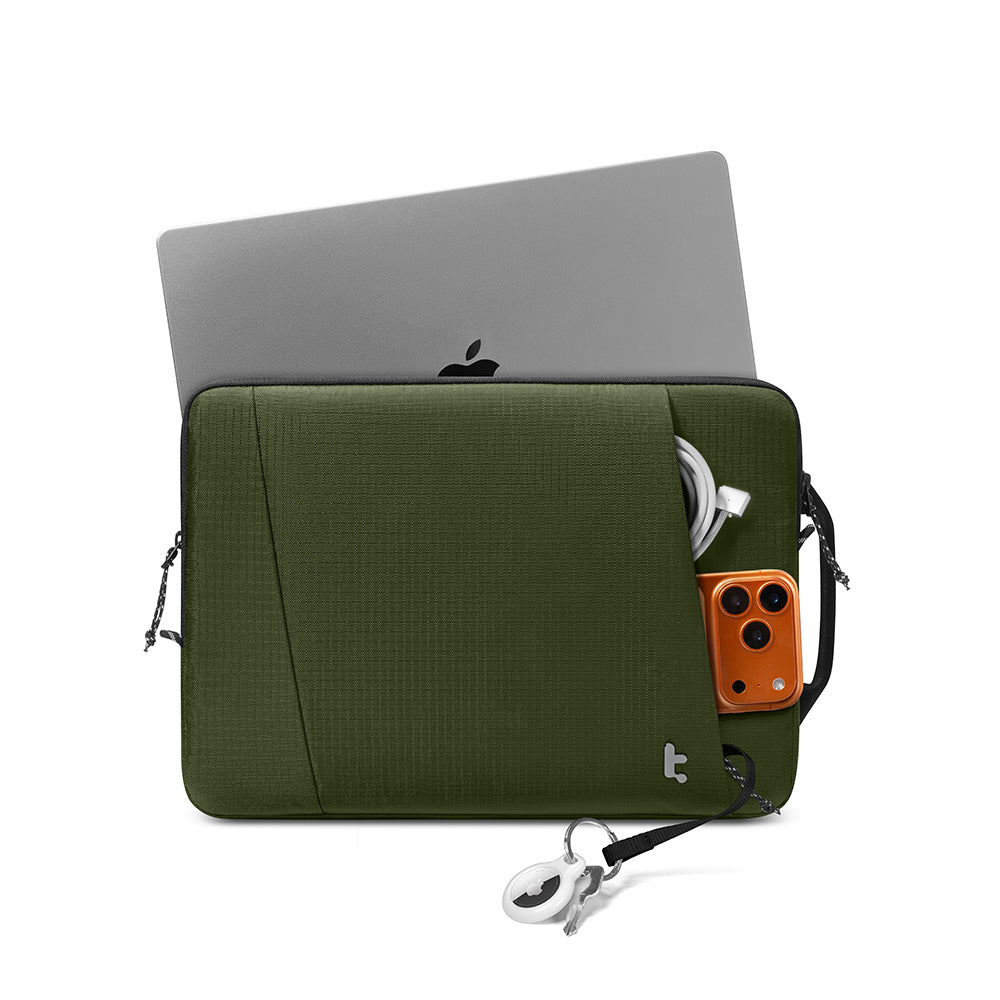 tomtoc-essence-a35-laptop-sleeve-15-zoll-schwarz-schlank image 2