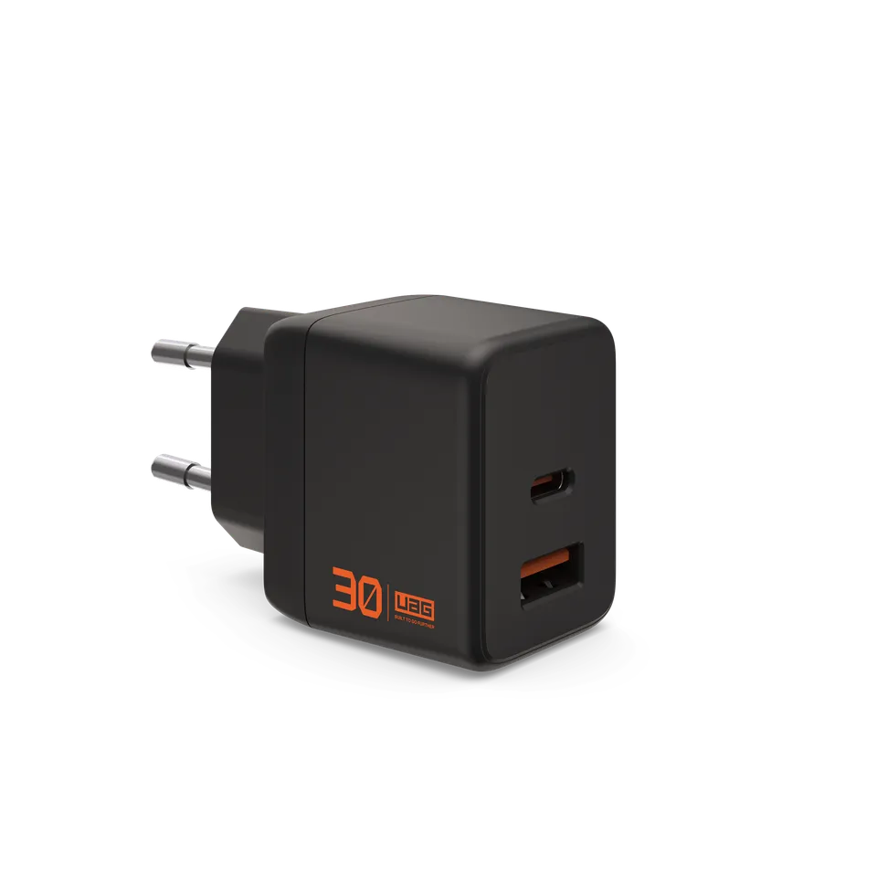 uag-srge-30w-wandladeger-t-2-port-gan-usb-c-a-eu image 1