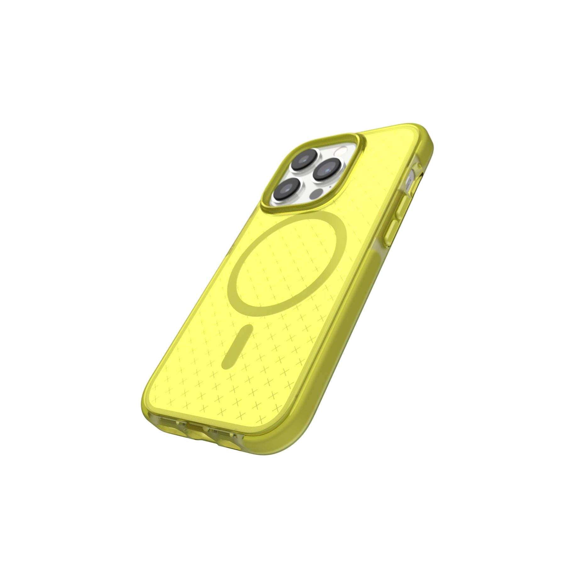 tech21-evocheck-iphone-14-pro-handyh-lle-magsafe-gelb-16ft-schutz image 3