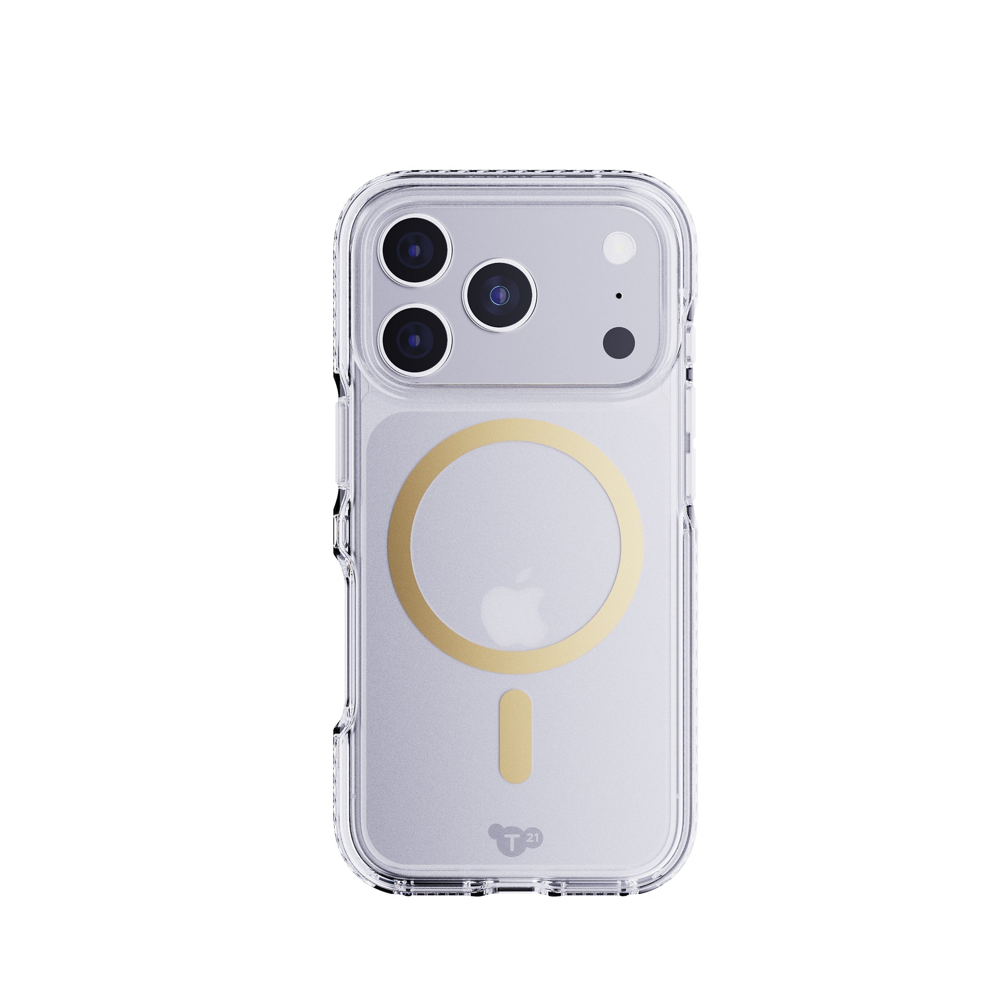 tech21-evocrystal-iphone-17-pro-h-lle-gold-transparent image 1