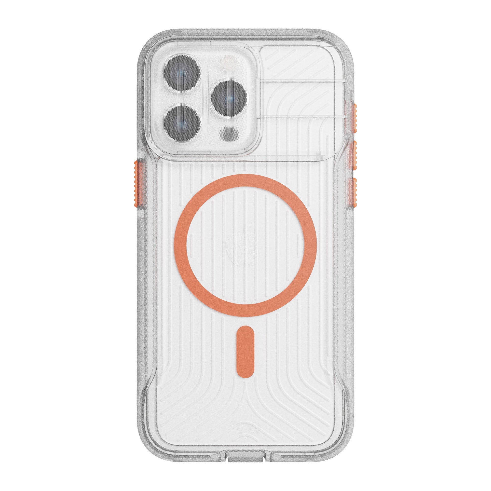 tech21-evomax-iphone-15-pro-max-handyh-lle-clear-orange-magsafe image 1