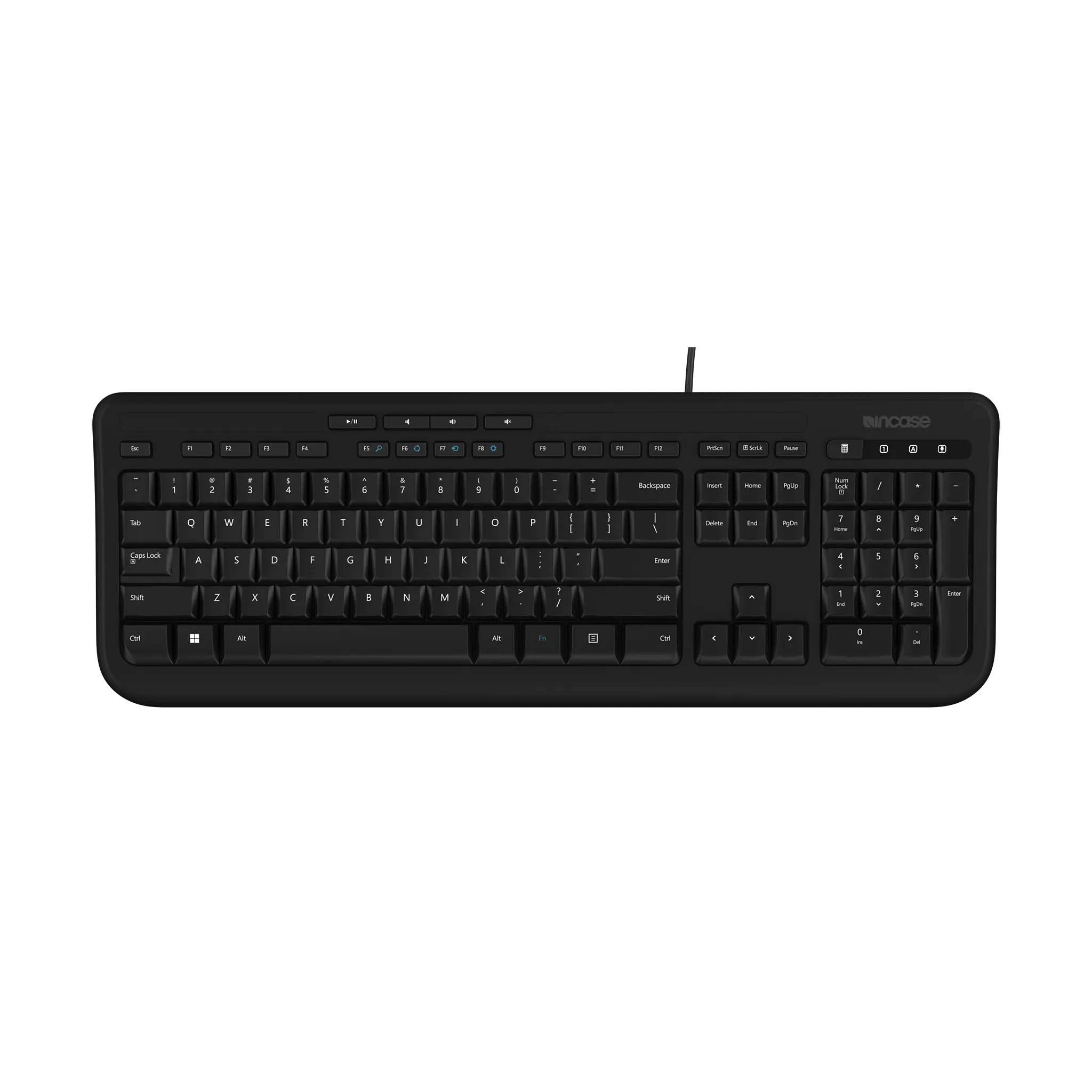incase-designed-by-microsoft-wired-keyboard-600-tastatur-schwarz image 1