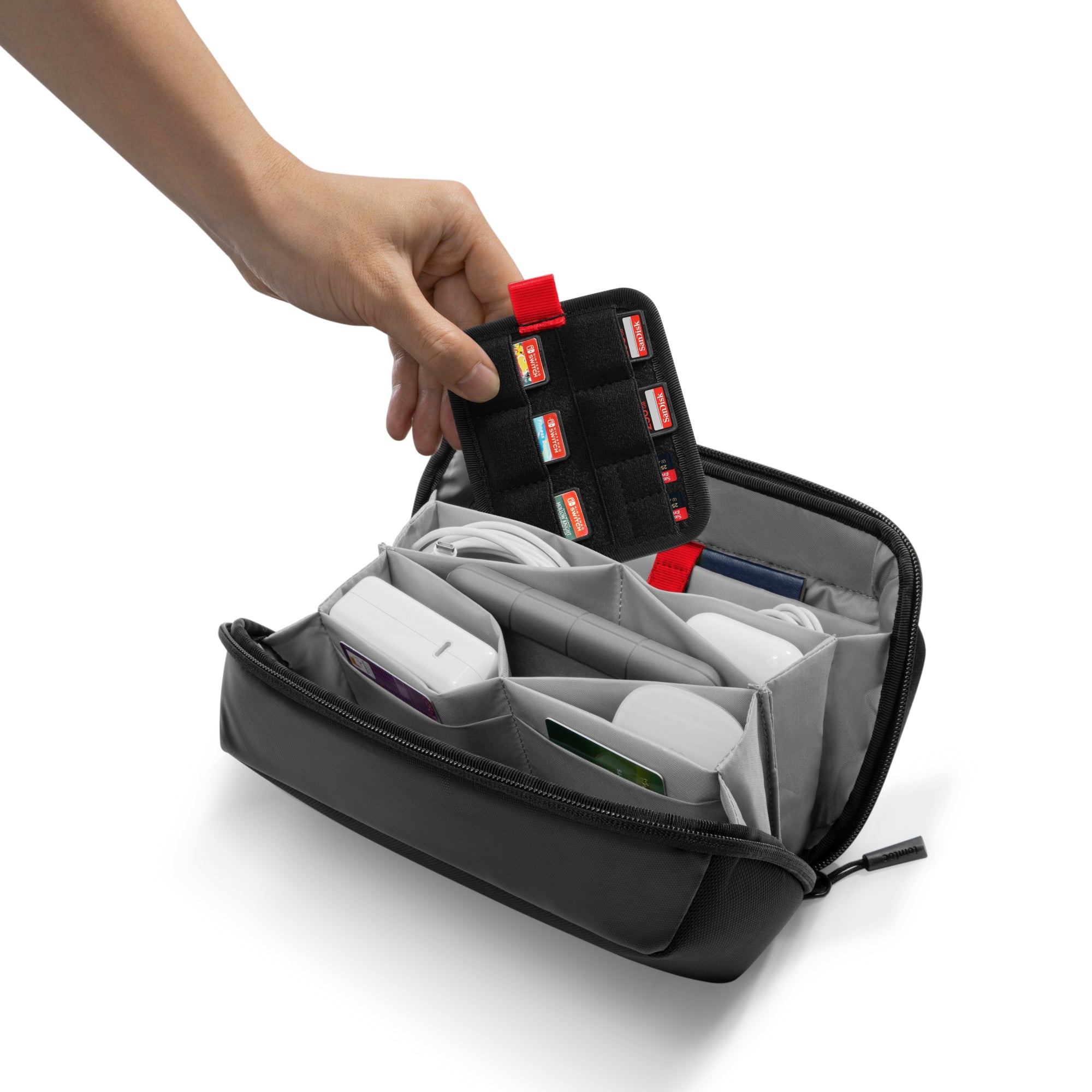 tomtoc-navigator-t13-zubeh-r-tasche-2-4l-kabel-organizer-schwarz image 4