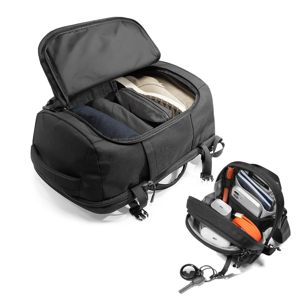 tomtoc-travel-ready-set-rucksack-40l-crossbody-rfid-tasche image 2