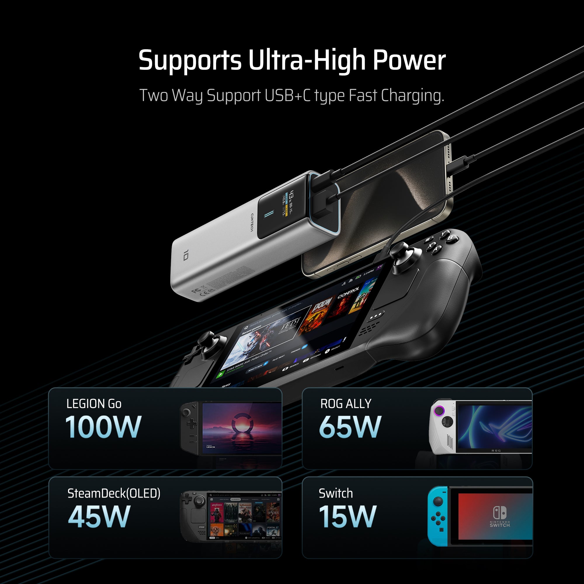 cuktech-10-power-bank-10000mah-150w-schnellladen image 3