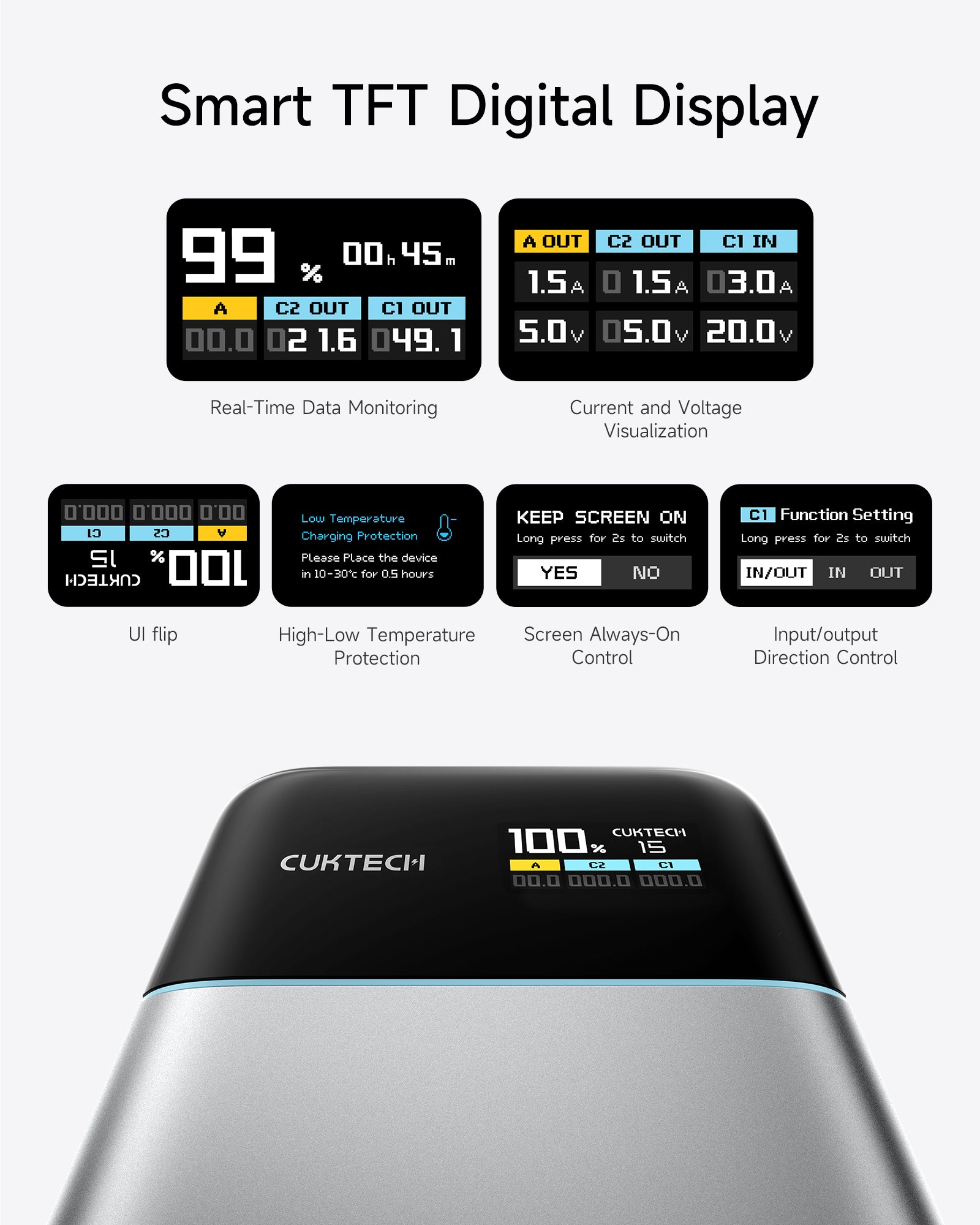 cuktech-number-series-15-air-powerbank-usb-c-flach image 8