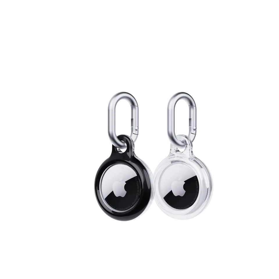 tech21-evopop-airtag-anh-nger-2er-pack-schwarz-clear-h-lle image 1