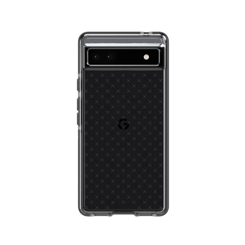 tech21-evo-check-pixel-6a-handyh-lle-smokey-black-16ft image 1