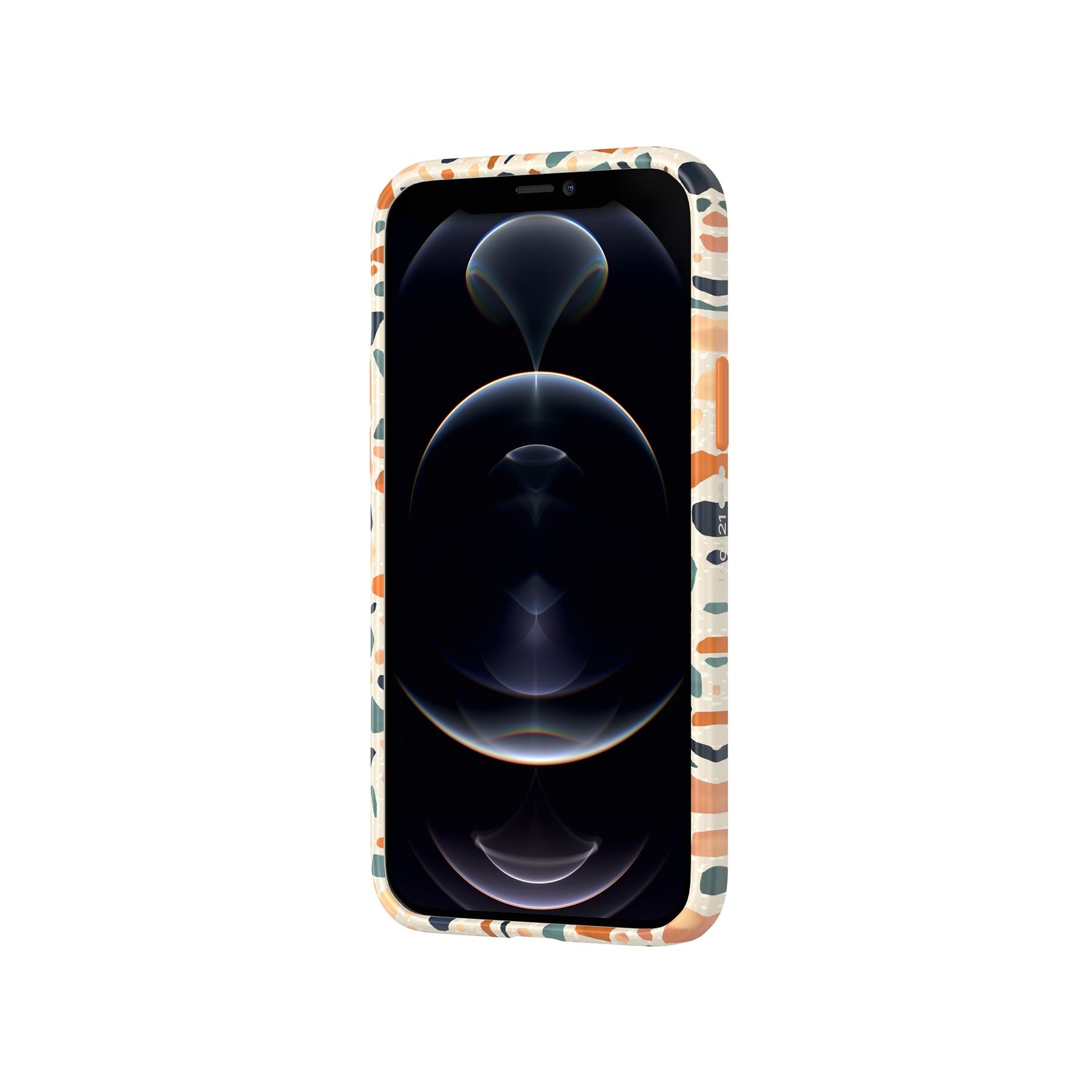 tech21-eco-art-iphone-12-12-pro-h-lle-terrazzo-orange-10ft image 6